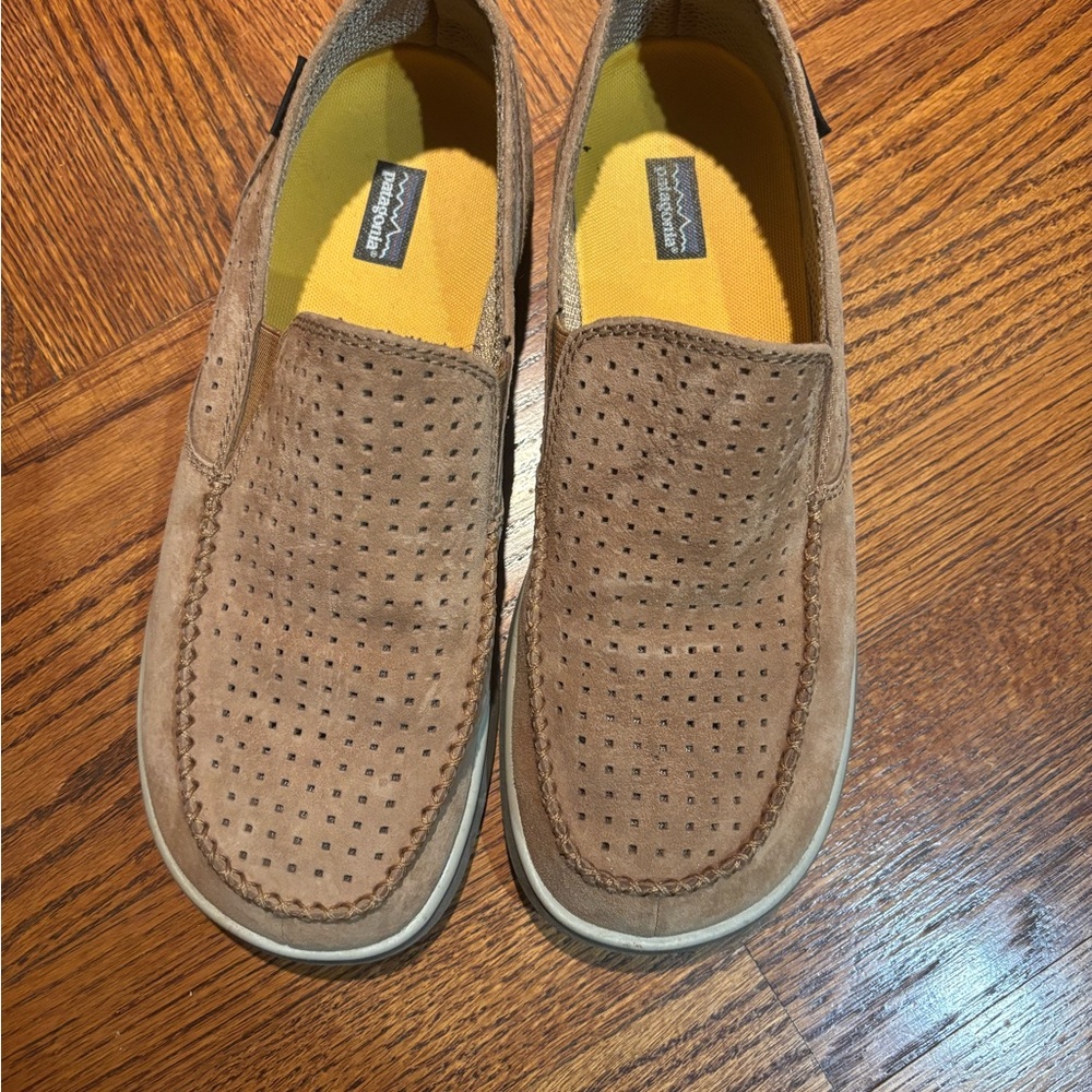 Patagonia Tan Slip-On Shoe with Yellow Insole